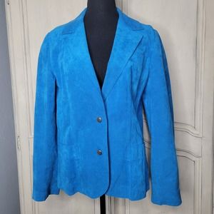 VTG Ernst Strauss & Schnell Sports Ultra Suede Blazer Sportscoat Jacket USA✨️12